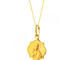 Złota zawieszka - szkaplerz