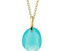 Złota zawieszka - szkło terbowe