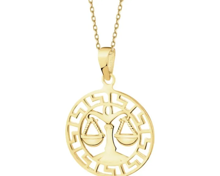 Złota zawieszka - Waga