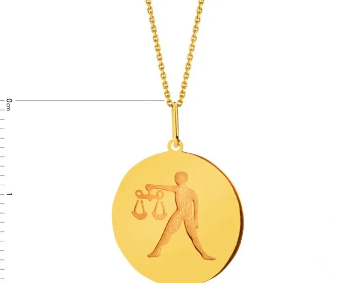 Złota zawieszka - Waga