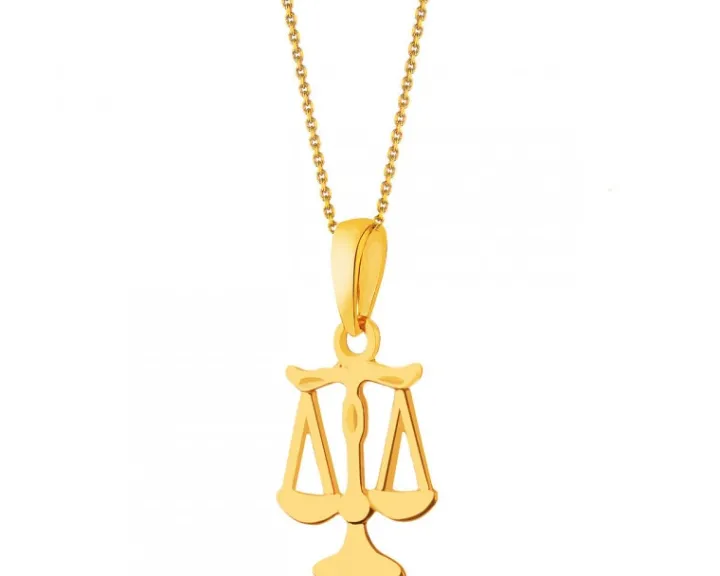 Złota zawieszka - Waga