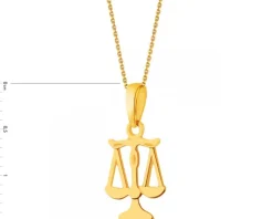 Złota zawieszka - Waga
