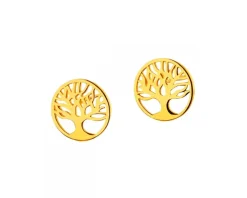 Złote kolczyki - drzewa