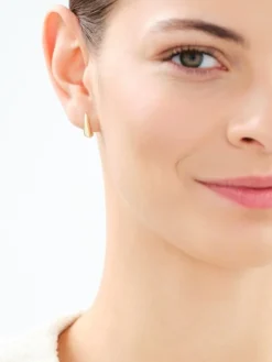 Złote kolczyki - łezki