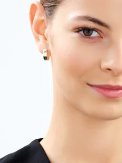 Złote kolczyki - koła