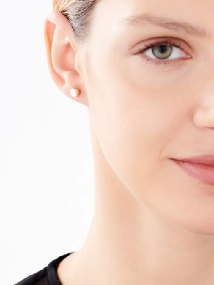 Złote kolczyki - kulki