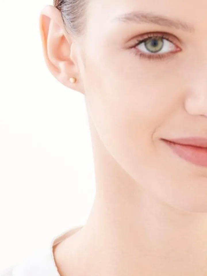 Złote kolczyki - kulki