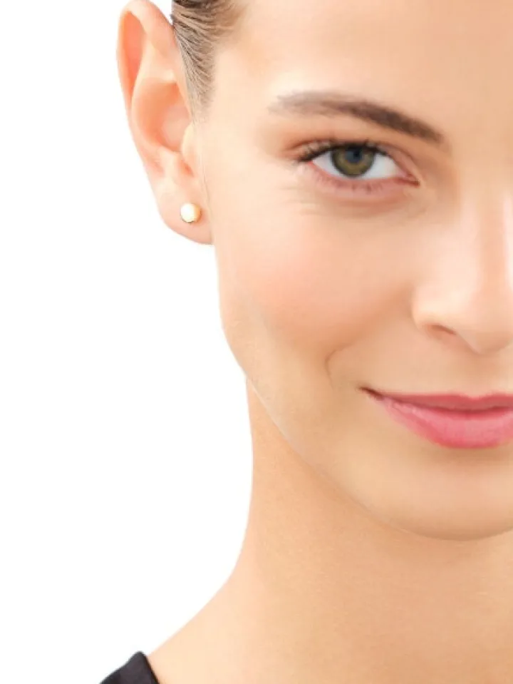 Złote kolczyki - kulki