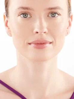 Złote kolczyki - love, serce