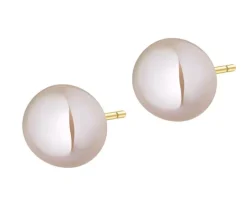 Złote kolczyki - perły