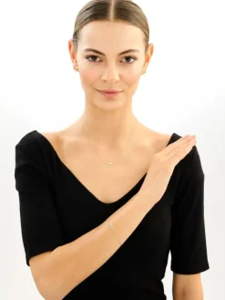 Złote kolczyki - serca