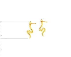 Złote kolczyki - węże