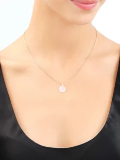 Złote kolczyki i zawieszka z kryształami syntetycznymi - komplet