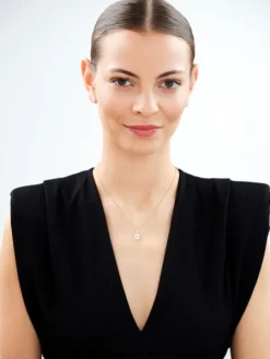 Złote kolczyki z cyrkoniami