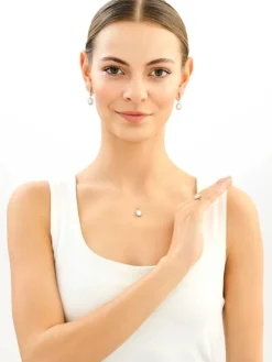 Złote kolczyki z opalitami i cyrkoniami