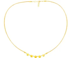 Złoty naszyjnik - gwiazdy