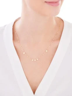 Złoty naszyjnik - gwiazdy