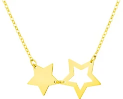 Złoty naszyjnik - gwiazdy