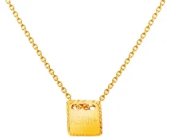 Złoty naszyjnik, ankier - ABRh+