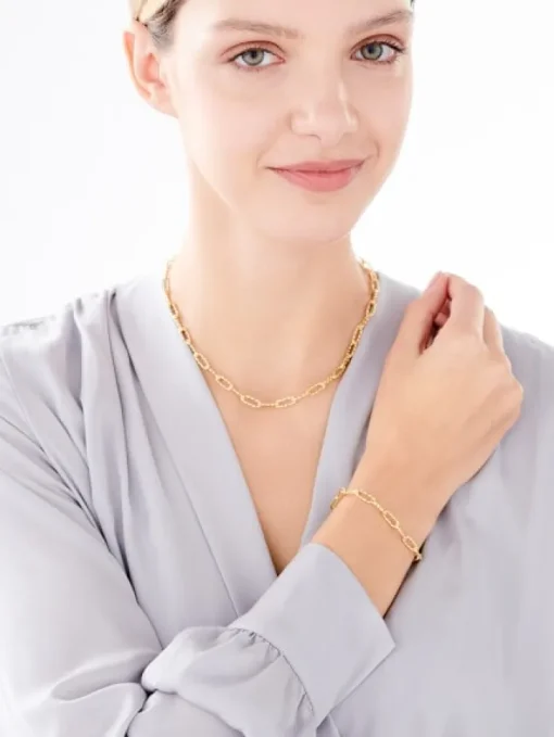 Złoty naszyjnik, paper clip